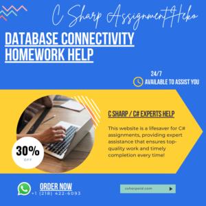 Database Connectivity Homework Help