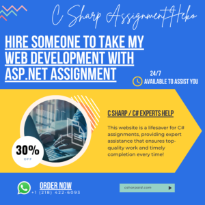 Hire Someone To Take My Web Development with ASP.NET Assignment